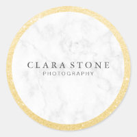 Elegant gold glitter white marble photography