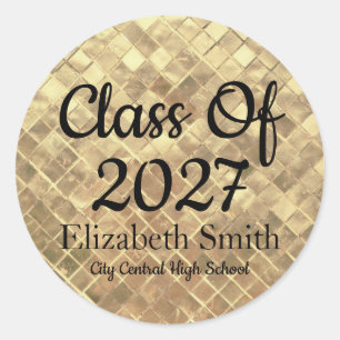 Elegant Gold Graduation Envelope Seals