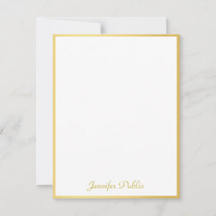 Elegant Gold Hand Script Personalised Template