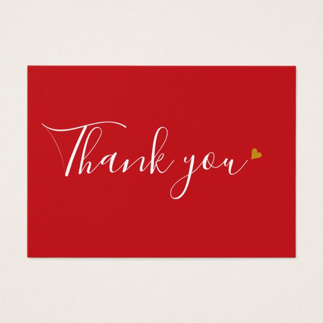 Elegant Gold Heart Business Gift Certificate (Front)