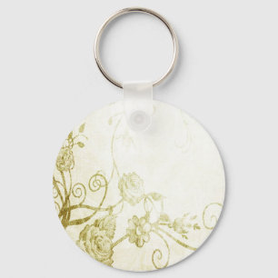 Elegant Gold Key Ring