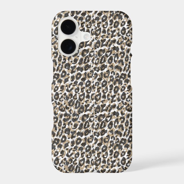 Elegant gold leopard animal print pattern (Back)
