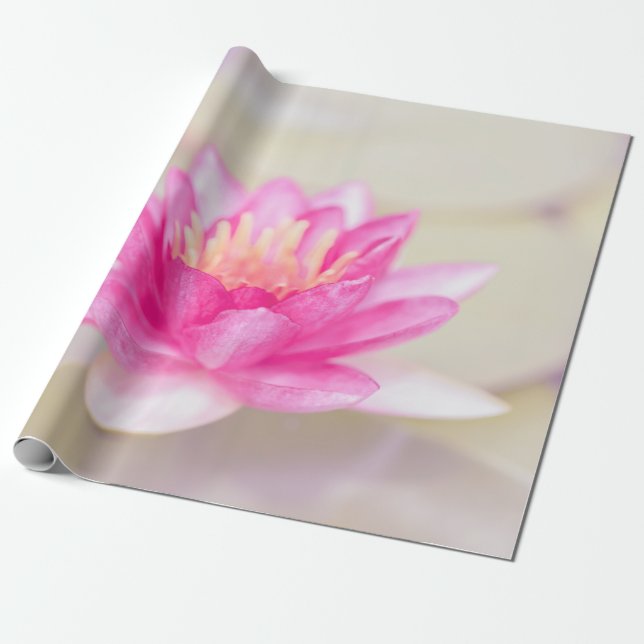 Elegant Gold Lotus, Yoga   Wrapping Paper (Unrolled)