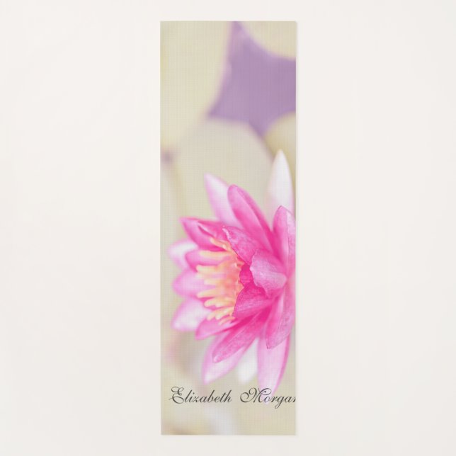 Elegant Gold,Lotus, Yoga  Yoga Mat (Front)