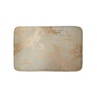 Elegant Gold Marble Bath Mat