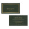 Elegant gold metallic dark emerald green chic