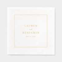 Elegant Gold Minimalist Rectangle
