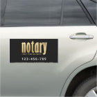 Elegant Gold Notary Loan Agent