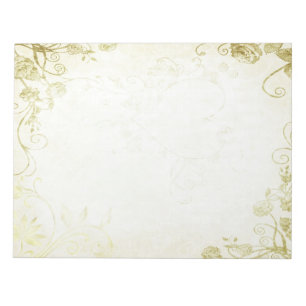 Elegant Gold Notepad