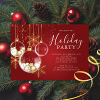 Elegant Gold Ornament Christmas Party