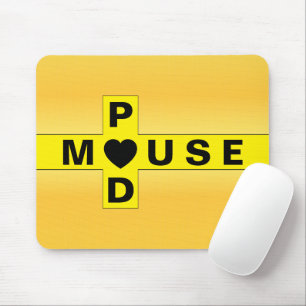 Elegant Gold Pattern Mouse Pad for Luxe Desk Vibes