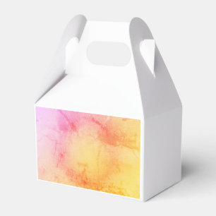 Elegant Gold & Pink Favour Box