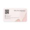 Elegant Gold Pink Glitter QR Code Modern Monogram
