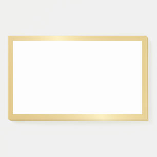 Elegant Gold Post-it Notes