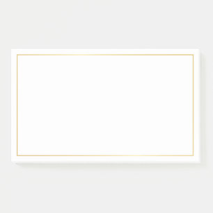 Elegant Gold Post-it Notes