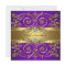 Elegant Gold Purple Quinceanera Invitations