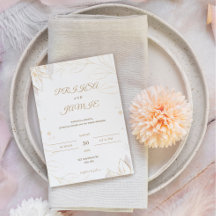 Elegant gold rustic wedding