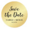 Elegant Gold Save the Date Envelope Seal