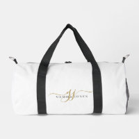 Elegant Gold Script Name Monogram