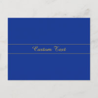 Elegant Gold Script on Navy Blue Background