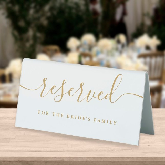 Elegant Gold Script Wedding Reserved (Creator Uploaded)