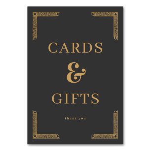 Elegant Gold Serif Gratitude Card