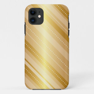 Elegant Gold Stripe iPhone Case