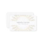 Elegant Gold Sunburst Nail Technician Logo