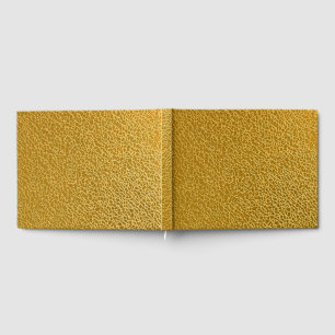 Elegant Gold Texture 10.5" x 8.25" Guest Book