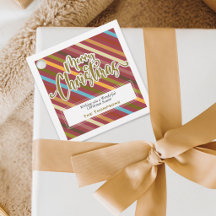 Elegant Gold Typography Custom Christmas