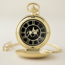 Elegant Gold Vintage Equestrian Roman Numeral