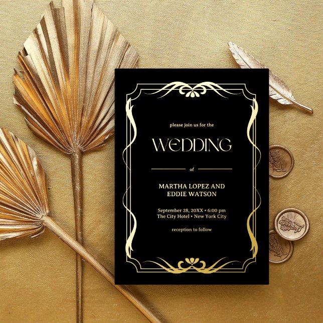 Elegant Gold Wedding Art Nouveau (Creator Uploaded)