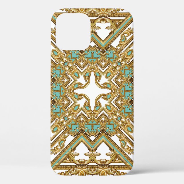 Elegant golden baroque, ornamental design. Case-Mate iPhone case (Back)