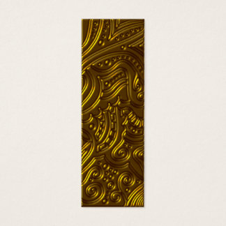 Elegant Golden Bookmark or Tag