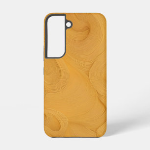 Elegant Golden Flowing Lines Abstract Phone Case
