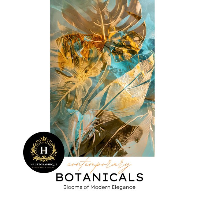 Elegant Golden Leaf Botanical Tissue Paper (Creator Uploaded)