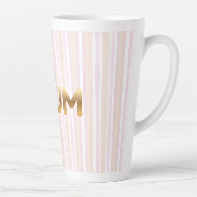 Elegant Golden MUM Mug - Minimalist Mother's Day  (Right)