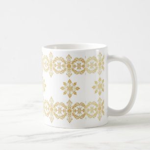 "Elegant Golden Pattern Mug" Coffee Mug