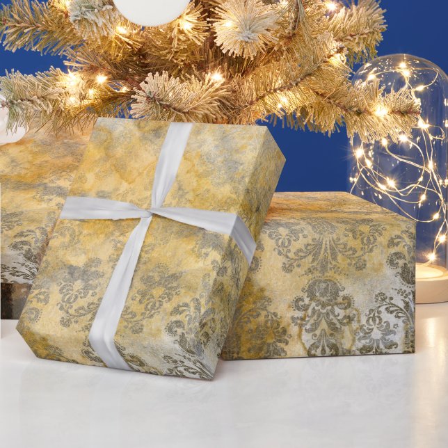 Elegant golden textured design for all projects wrapping paper (Holidays)