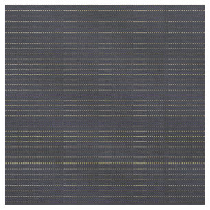 Elegant Golden Yellow Dashed Stripes Bluish Gray Fabric