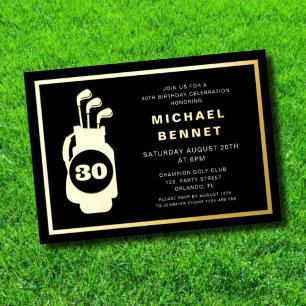 Elegant Golf 30th Birthday