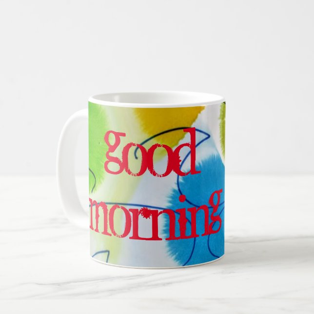 Elegant Good morning Coffee Mug (Front Left)