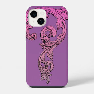 Elegant Goth Design in Purple iPhone 7 Case