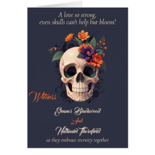 Elegant Gothic 3D Floral Complete Wedding program