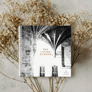Elegant Gothic Architecture Sketch Notebook