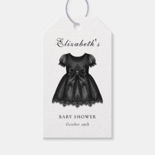 Elegant Gothic Baby Shower  Gift Tags