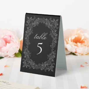 Elegant Gothic Black & White Wedding
