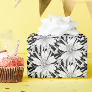 Elegant Gothic floral pattern Wrapping Paper