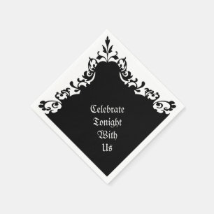 Elegant Gothic Motif Napkins