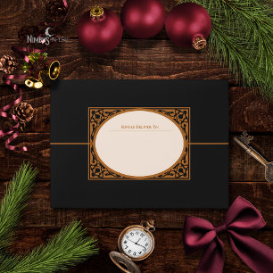 Elegant Gothic Return Address Envelope